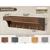 Rebee Vision Farmhouse Key Holder for Wall - Decorative Wooden