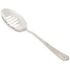 Mercer Culinary 18-8 Stainless Steel Plating Spoon with Slotted Bowl,