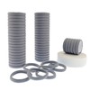 50 Pcs Thick Hair Ties Seamless Hair Bands Ponytail Holder
