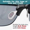TORWOL Silicone Glasses Nose Pad, 5 Pairs Push-in Anti-Slip Glasses