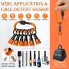 Threlaco 18 Pcs Drill Bit Holder Keychains 3 Pcs 1/4