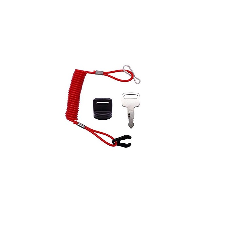 AIB2C Marine Stop Switch Lanyard & Key Cap Replacement for