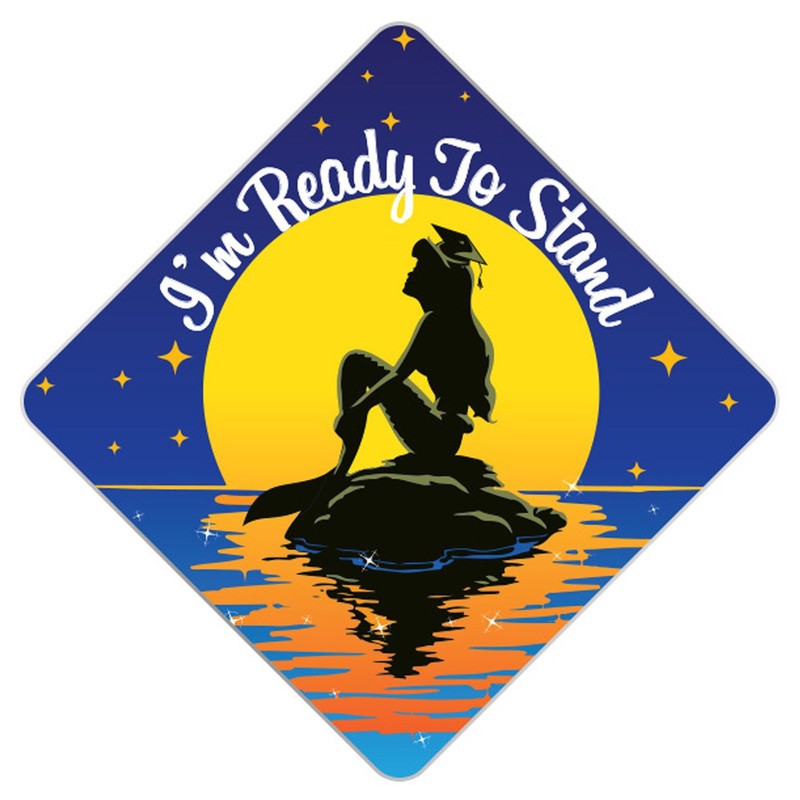 Tassel Toppers Little Mermaid - Grad Cap Decorated Grad Caps