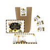 12 Invitation Cards for 5th Children's Birthday Digger Construction Site