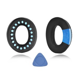 Buziba Cooling Gel Earpads for Bose QC35/QC35 II & QC25/QC45/AE2/AE2i/AE2w, Ice Silk Fabric, High Density Noise Cancelling Foam, Cooler for Longer, Black