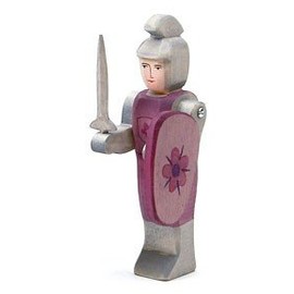Ostheimer 2741 Knight Figurine Standing Red