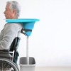 Hair washing machine, silver items, hair washing shampoo stand, foldable for elderly patients blue