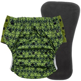 Special Needs Big Kids' Protective Briefs: Pull-on Cloth Diaper for Incontinence & Potty Training, Age 6-16 Years (Bio, Junior 1)