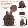 Small Backpack Purse for Women,VASCHY Cute Vegen Leather Mini Backpack