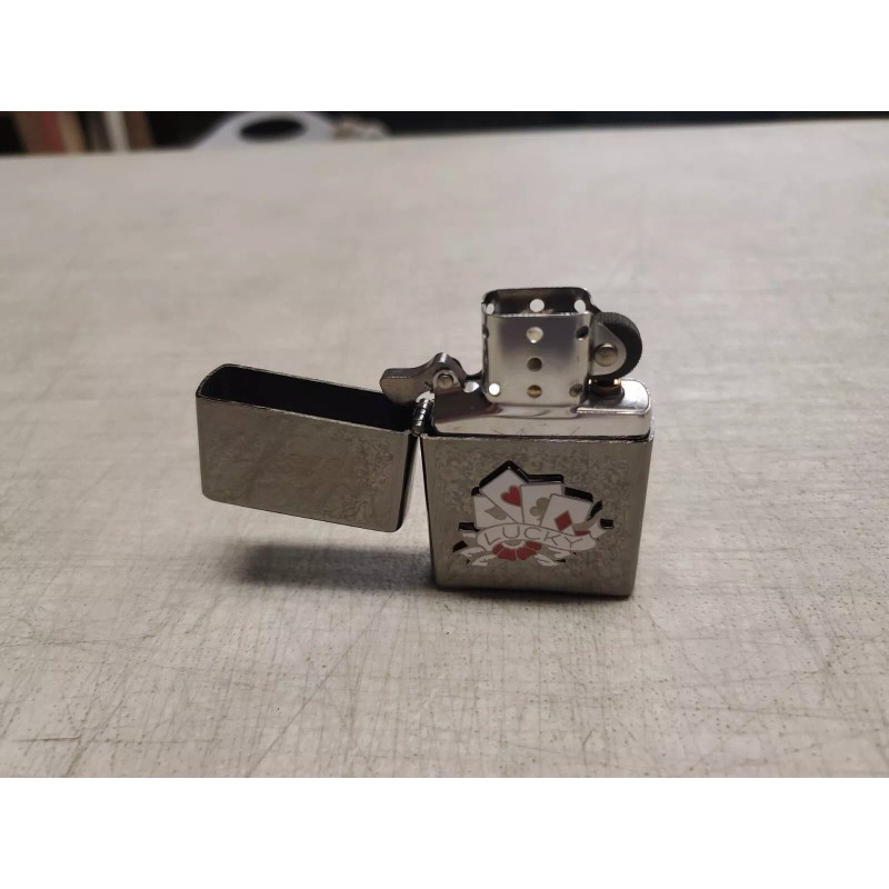 SAILOR JERRY RUM LIGHTER Tattoo Designs Poker Cards LUCKY Limited