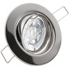 trendlights24 Decora LED Einbaustrahler 230V Chrom rund 3-Stufen dimmbar extra