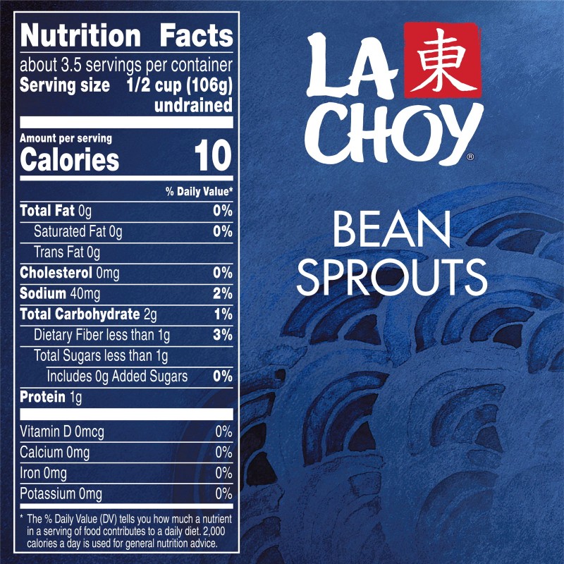 Unbranded (4 pack) La Choy Bean Sprouts, Canned Vegetables, 14
