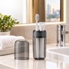 Toothbrush Travel Container Case for Oral Care - Transparent Portable