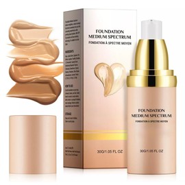 4 in 1 Liquid Foundation-Color Changing Foundation Moisturizing Flawless Coverage, Foundation Makeup Base Concealer, for all Skin 30ML