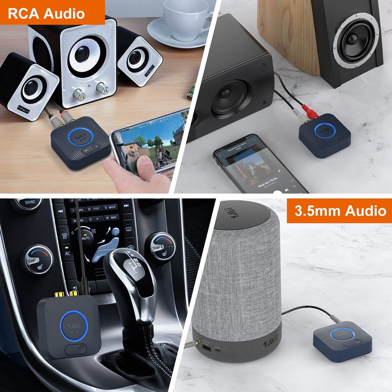 1Mii Bluetooth 5.0 Receiver for Home Stereo, aptX HD Bluetooth