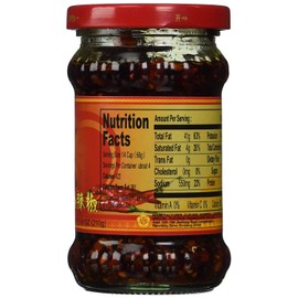 Laoganma (Lao Gan Ma) Spicy Chili Crisp Sauce (Chili Oil Sauce) Xiang La Cui 7.41 Fl Oz (Pack Of 4)