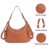 Purses for Women Genuine Leather Hobo Bags Medium Shoulder Bag