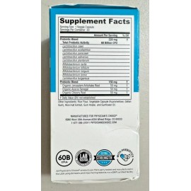 Physician's Choice 60 Billion Probiotic 30 Capsules- NEW  Exp 08/2026