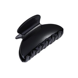 Beavorty 5pcs Hair Claw Clips Non-slip Accessories for Women and Girls for Thick Thin Hair Impact Resistant Design Bright Black