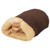 GOOPAWS 4 in 1 Self Warming Burrow Cat Bed, Pet