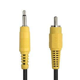 Fuji Parts 3.5mm Mini Plug RCA Converter Cable 3.5mm Mono Mini Plug Male to RCA Male Cable 1.5m High Purity 99.996% OFC Oxygen Free Copper Cable 135-1.5m