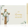 Neptniopllab Funeral Libro de visitas Memorial Libro de visitas