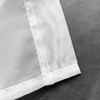 Set of 2 Luxton White Sheer Curtains, Rod Pocket Voile