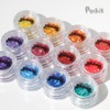 Pochit the Chokkomi Heart Nail Glitter 12 Piece Set Sequin