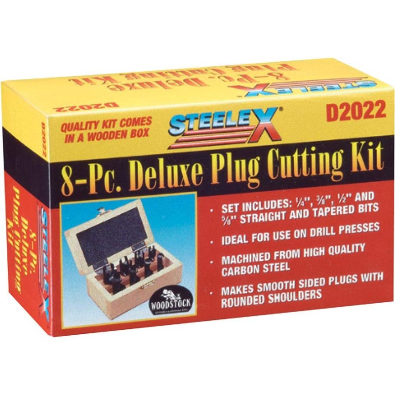 Steelex D2022 Deluxe Plug Cutting Set, 8-Piece