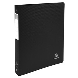 Exacompta - Ref. 51390E - 1 Rigid binder with OPAK label - 4 round rings, diameter 30 mm - Spine 40 mm - External dimensions: 32 x 26.8 cm - Format to file A4 Maxi - 4 random colors