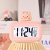 Electronic Clock, Cute Cartoon Digital Smart Desktop Electronic Alarm Clock