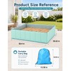 50" Foldable Sandbox for Outdoor, Heavy Duty Oxford Cloth Portable