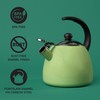 Farberware Dome Tea Kettle, Whistling Teapot, Porcelain Enamel on Carbon