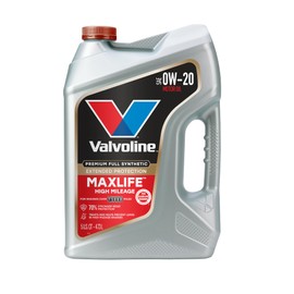 Valvoline MaxLife Extended Protection High Mileage 0W-20 Full Synthetic Motor Oil 5 Quart