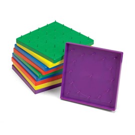 hand2mind Double-Sided Geoboards (Set of 10)