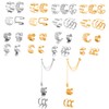 40 PCS Ear Cuff No Piercing, Ear Cuff Earrings For
