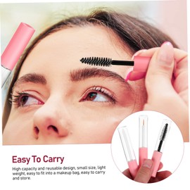 Housoutil Empty Mascara Tube Wand 6pcs Mini Mascara Containers for Daily Travel Use