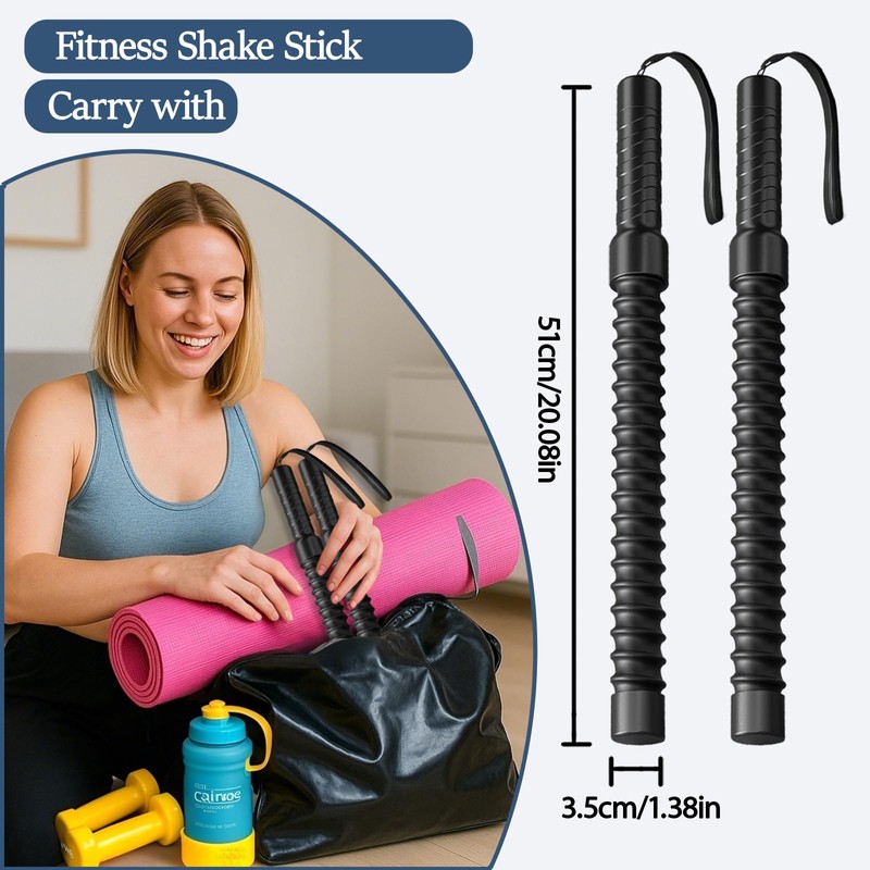 Ropeless Battle Ropes for Exercise Workout, Cordless Jump Rope, Portable