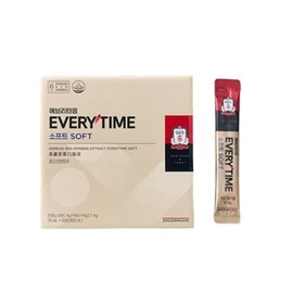 정관장 에브리티임 소프트 10ml x 30포 (1박스) 쓰지 않고 부드러운 홍삼 스틱 Korean Red Ginseng Everytime Soft 10ml x 30 Sachets (1 Box) Smooth Red Ginseng Stick Without Using