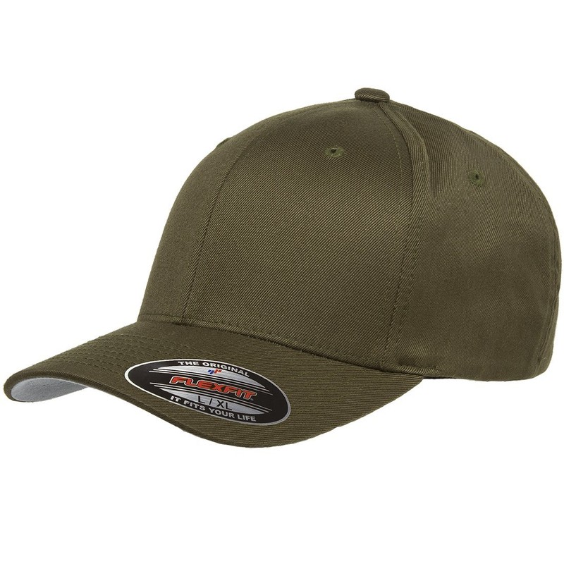 Flexfit Gorra de béisbol Ajustada de Sarga peinada de Lana