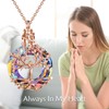 AOBOCO Tree of Life Urn Pendant Necklace for Women 925