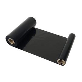 Officeuct Thermal Transfer Ribbon 4.33" x244'(110mmx74m)-1 Roll. Resin Enhanced Wax Barcode Black Ribbon 1/2 Inch Core Ink Out for Zebra Eltron Datamax Zebra GC420t GK420t GX420t GX430t TLP2844