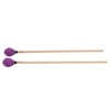 1 Pair Marimba Mallets Medium Hard Yarn Head with Maple