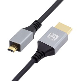 chenyang HDMI 2.1 Cable HDMI to Micro HDMI 8K 4K Hyper Flexible Slim HDTV Cable 1.0 m
