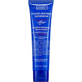 Kiehl's Close Shavers Men Oil Ultimate Brushless Shave Cream White Eagle, Crema de Afeitar, Con Efecto Refrescante Instantáneo, Con Mentol y Alcanfor, 150 ml