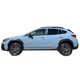 Painted Body Side Moldings for The 2013-2023 Subaru Crosstrek Painted in The Factory Paint Code of Your Choice 61K Dark Gray Metallic Trap
