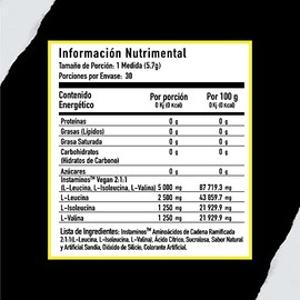 Limit-X Nutrition BCAA Complex - Suplemento Sin Azucar Electrolitos en Polvo BCAA con Aminoácidos para Hidratacion Diaria de Cadena Vetegal y Recupera