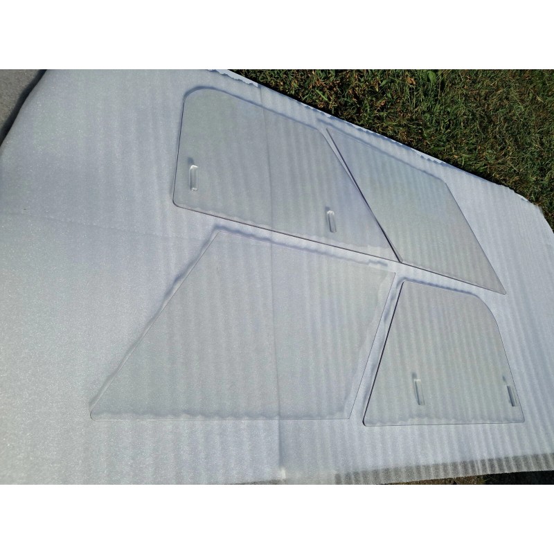 DAXCNC MG MGA NEW SIDE CURTAIN SLIDING WINDOWS SET 1956-1962