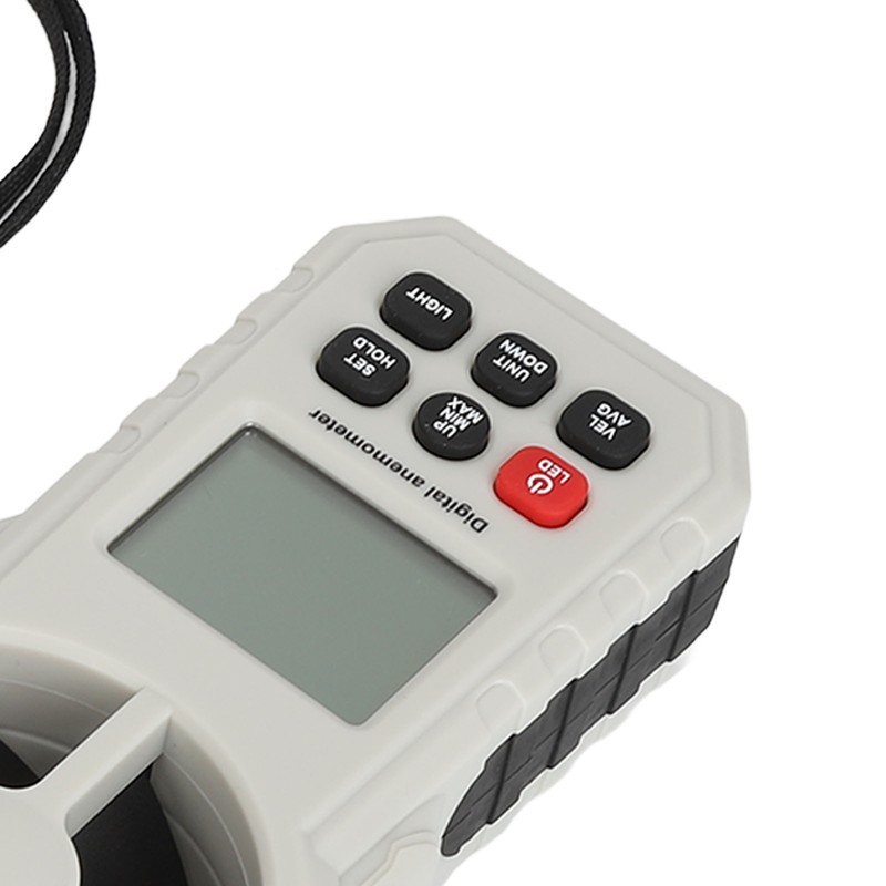 Digital Anemometer High Accuracy Handheld Wind Speed Meter LCD Display