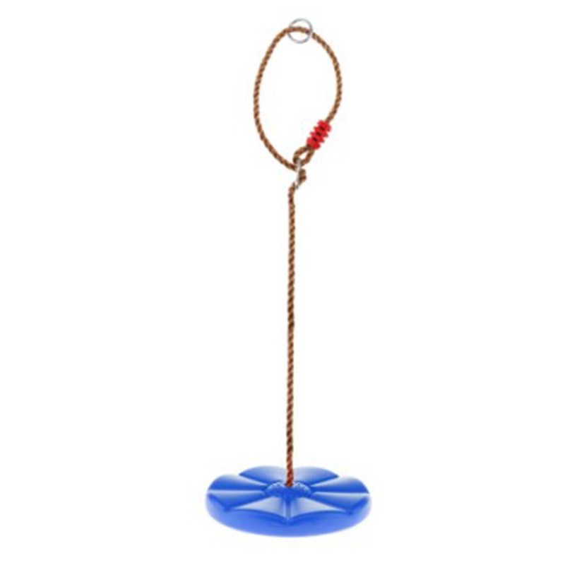 Heavy Duty Plastic Disc Tree Swing with PE Rope for